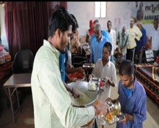 Serving meals